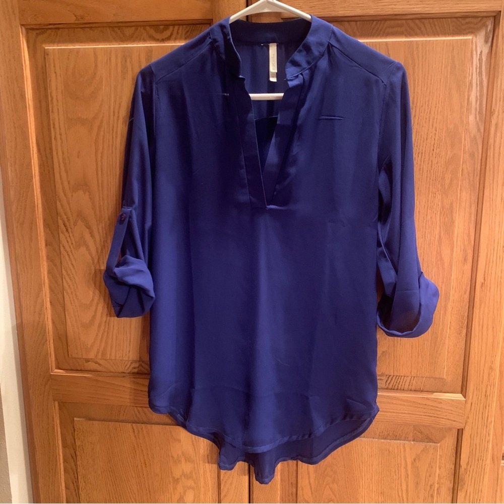 Chic Women's Deep Blue Blouse